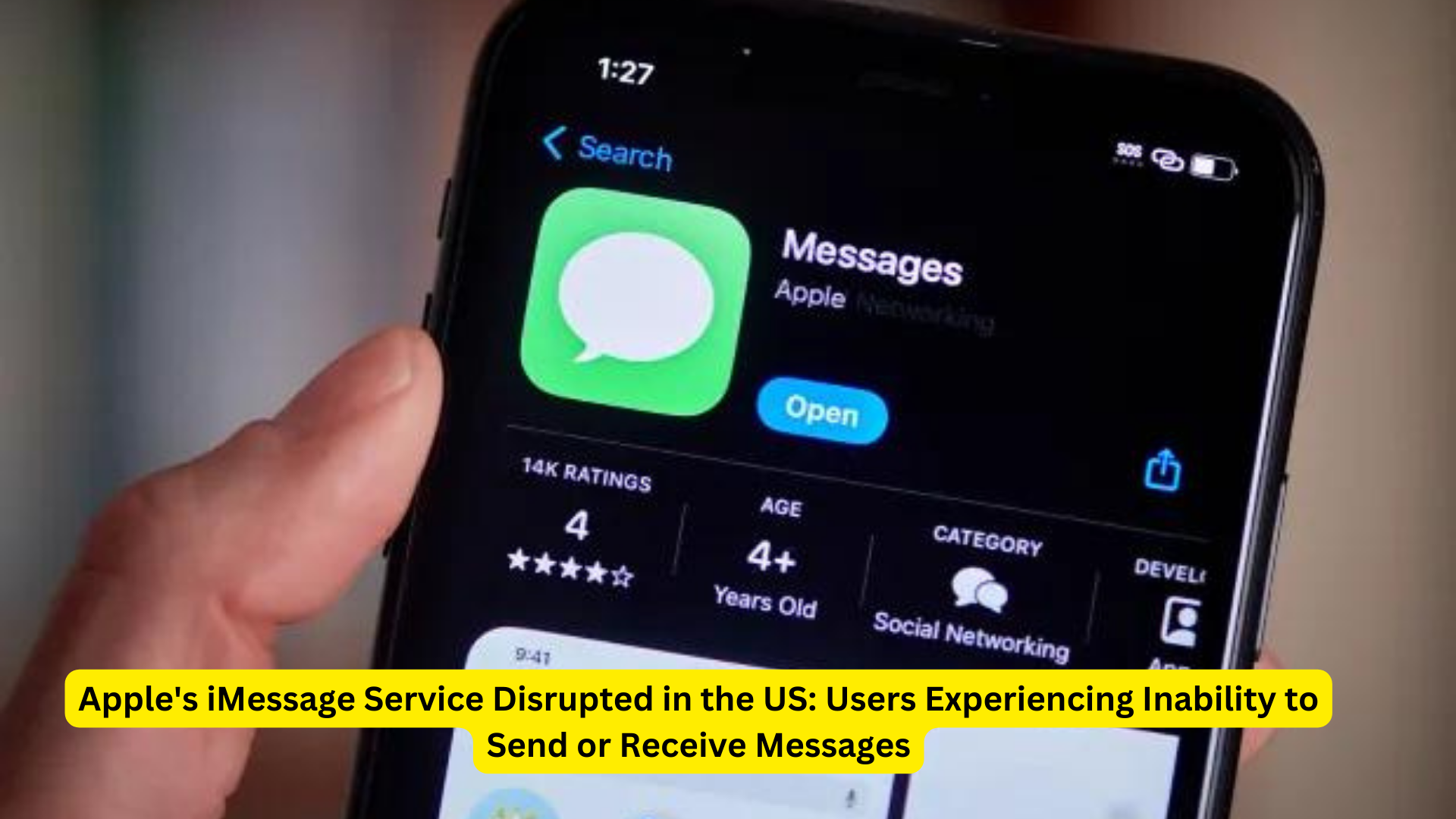 Apple's iMessage Service Disrupted in the US: Users Experiencing Inability to Send or Receive Messages